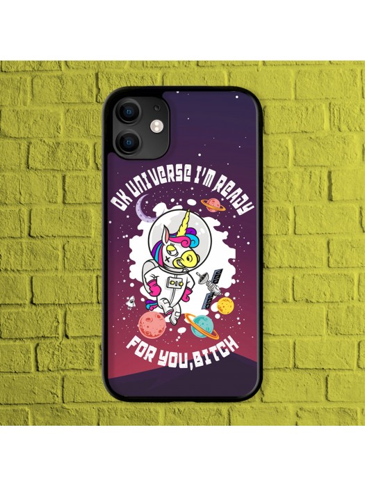 КАЛЪФ ЗА ТЕЛЕФОН IPHONE 13 PRO - OK UNIVERSE I'M READY FOR YOU BITCH